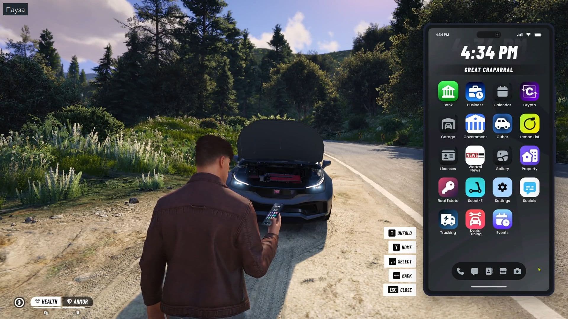 Новый UI телефона в nopixel V