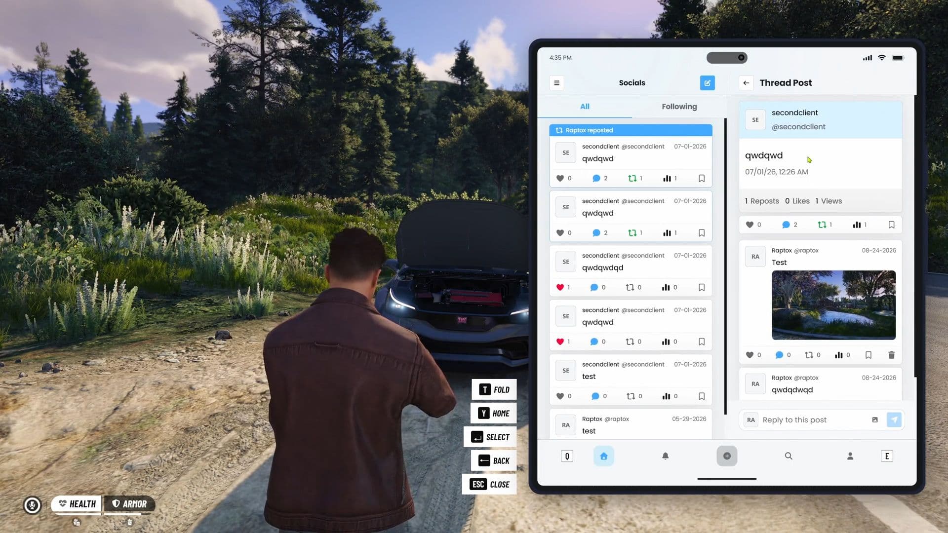Новый UI телефона в nopixel V