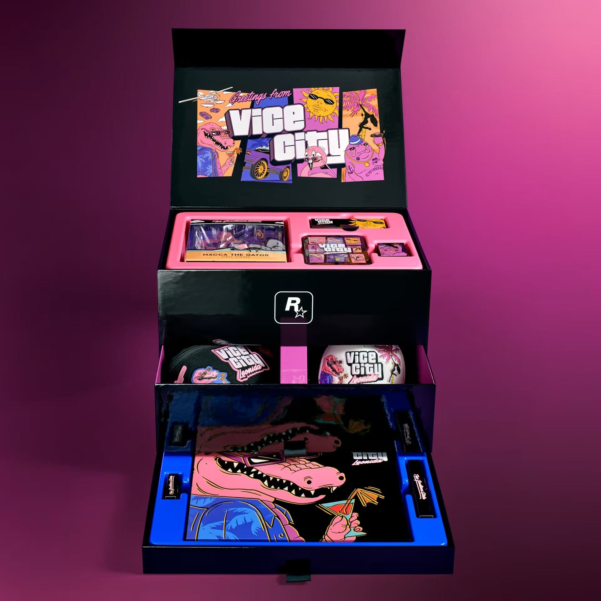Содержимое набора The Goodtime State – Vice City Collection