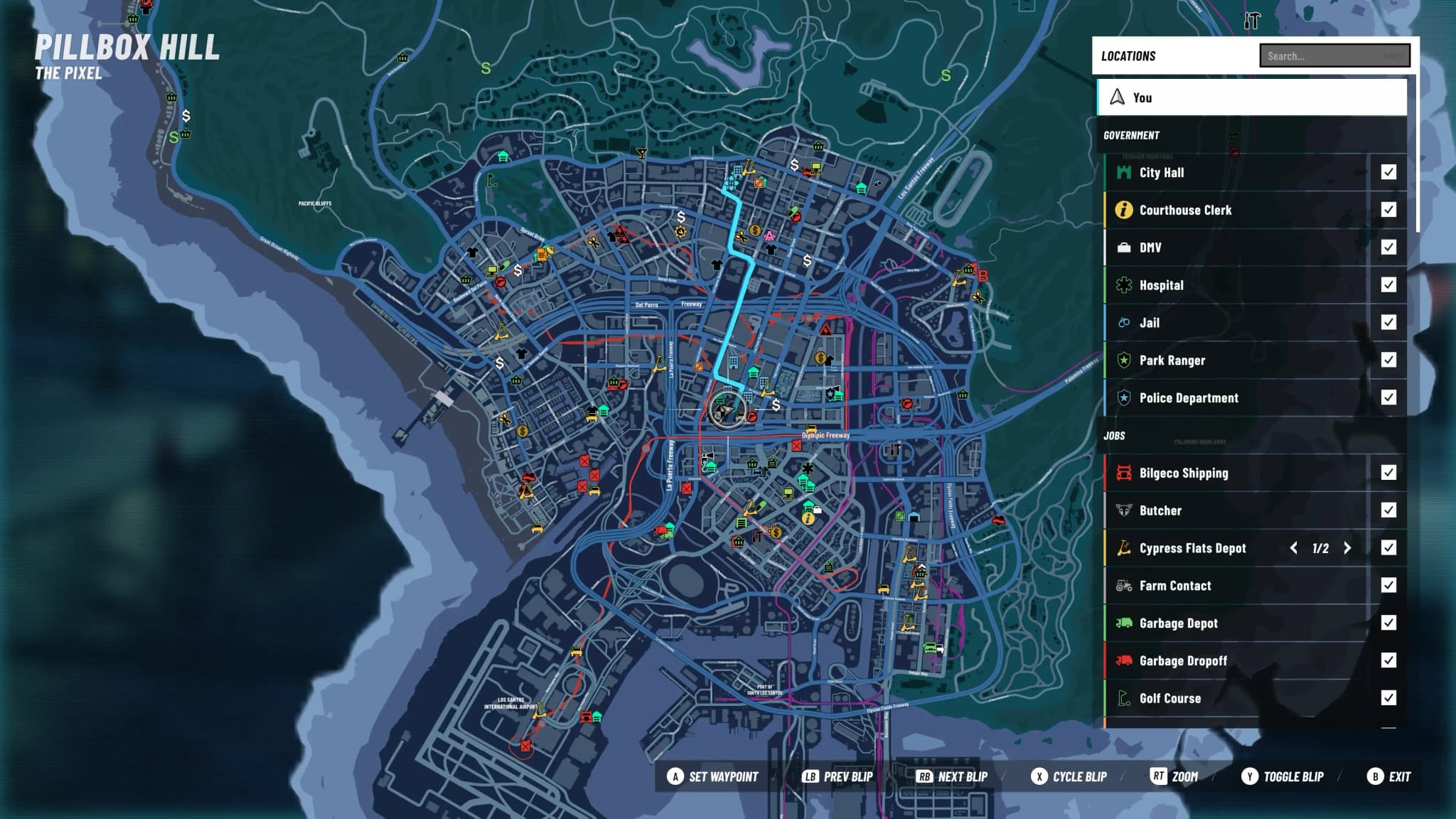 Обновленный UI мини-карты в nopixel V