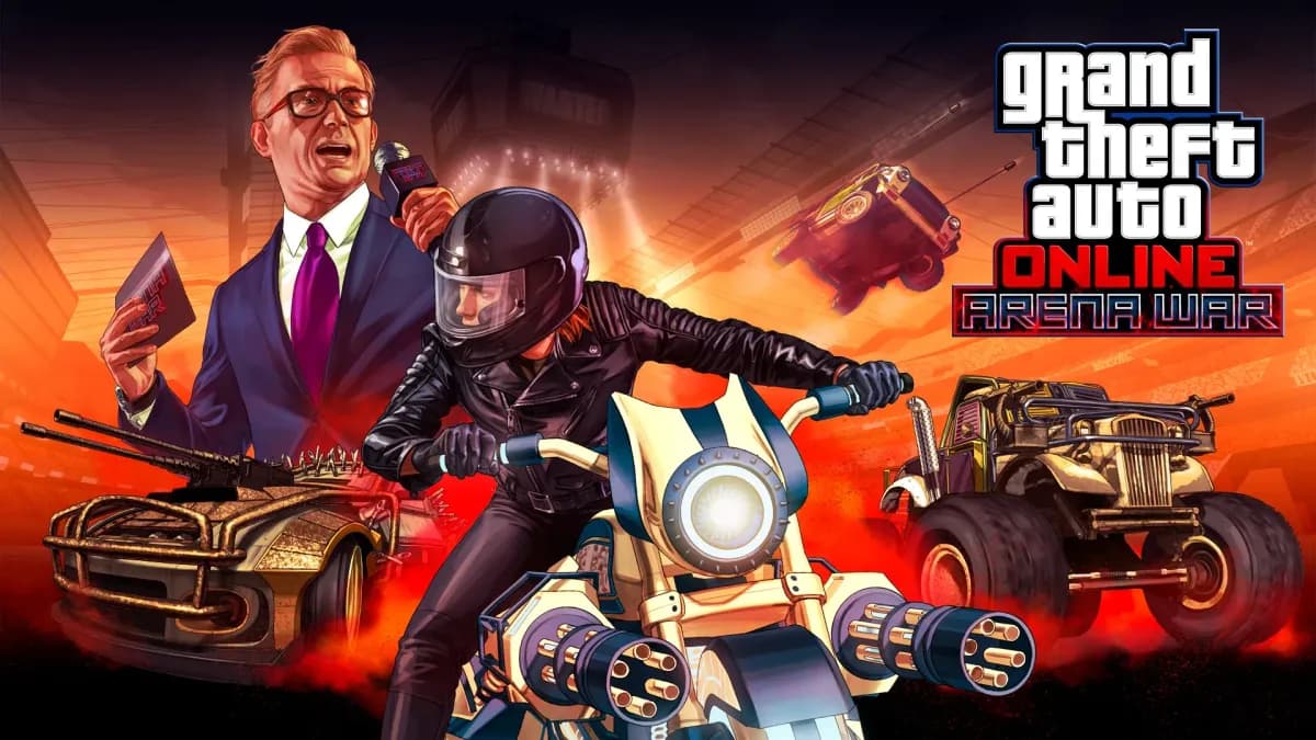 Битва на арене — патч v1.46, 11.12.2018 Обложка обновления GTA Online: Битва на арене — v1.46, 11.12.2018