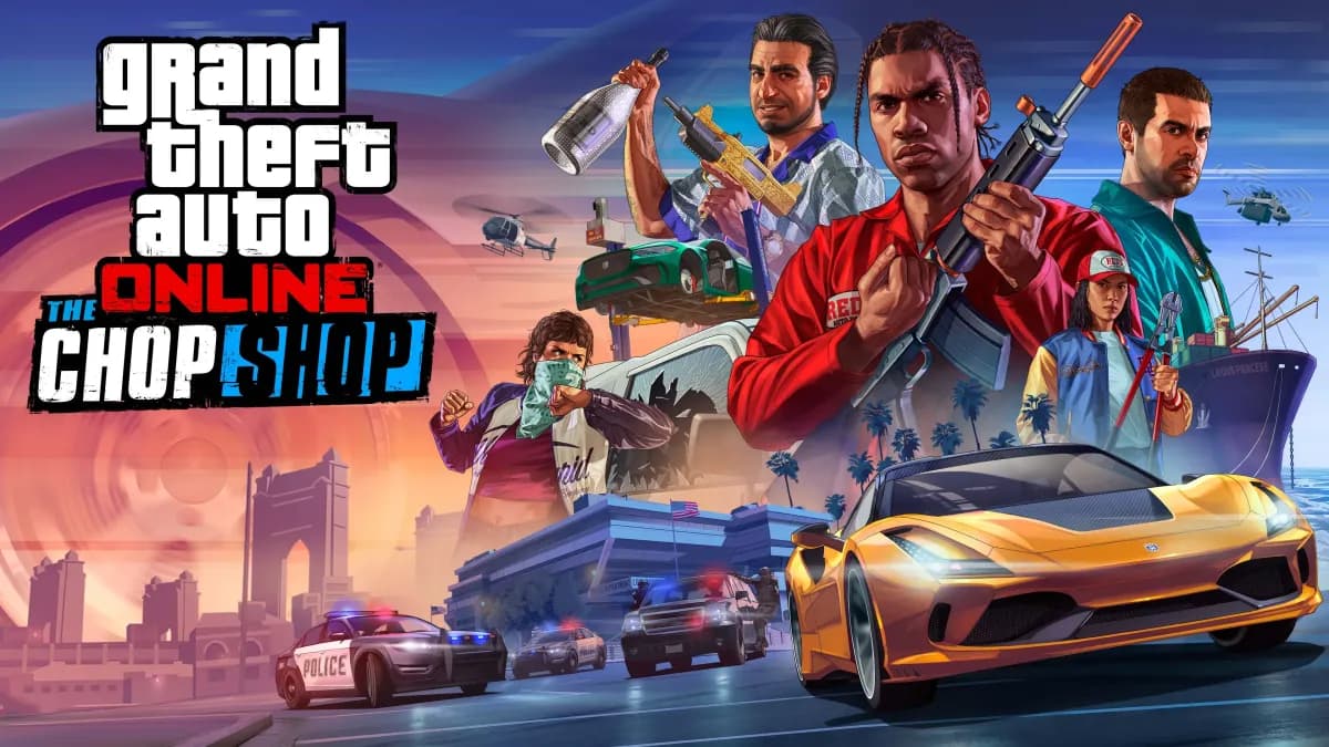 Авторазборка — патч v1.68, 12.12.2023 Обложка обновления GTA Online: Авторазборка — v1.68, 12.12.2023
