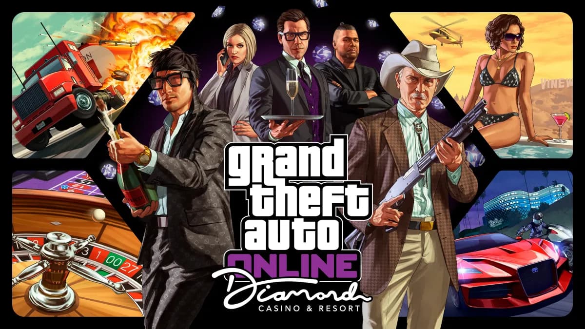 Казино-отель Diamond — патч v1.47, 23.07.2019 Обложка обновления GTA Online: Казино-отель Diamond — v1.47, 23.07.2019