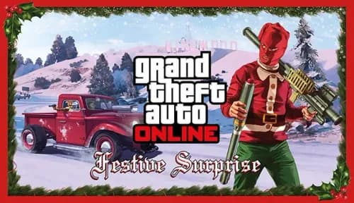 Праздничный сюрприз — патч v1.05, 18.12.2014 Обложка обновления GTA Online: Праздничный сюрприз — v1.05, 18.12.2014